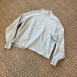 Cozy Gray Knit Sweater